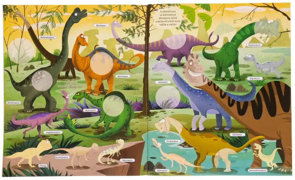 Svet nálepiek Dinosaury