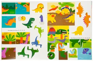 Skladaj a nalepuj Dinosaury