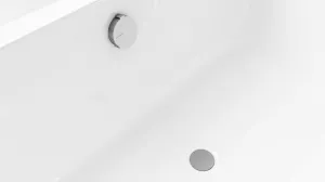 Polysan, Vaňová súprava s napúšťaním, bovden, dĺžka 1000mm, zátka 72mm, chróm, 71855