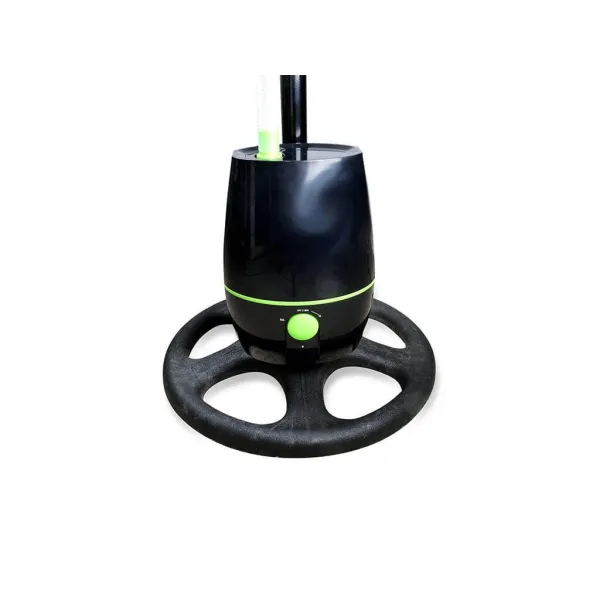 Moderný hmlový ventilátor Kenex čierny 90W