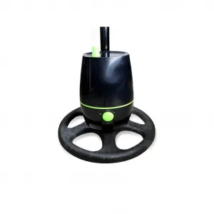 Moderný hmlový ventilátor Kenex čierny 90W