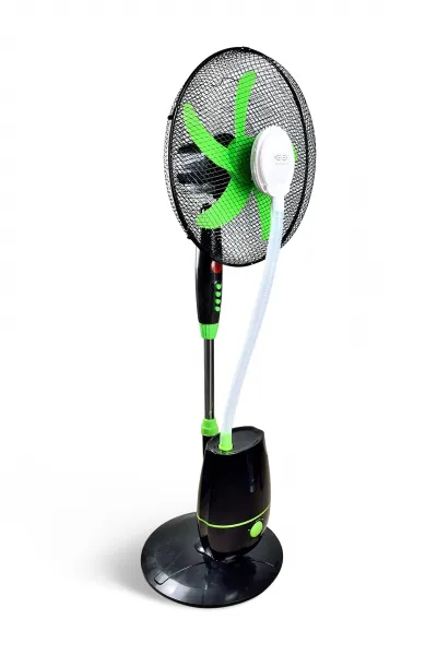 Moderný hmlový ventilátor Kenex čierny 60W
