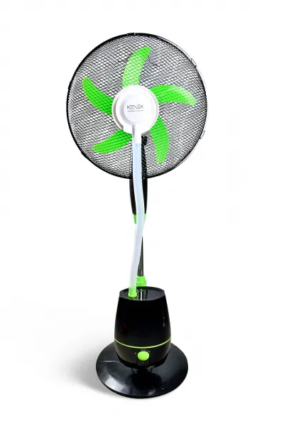 Moderný hmlový ventilátor Kenex čierny 60W