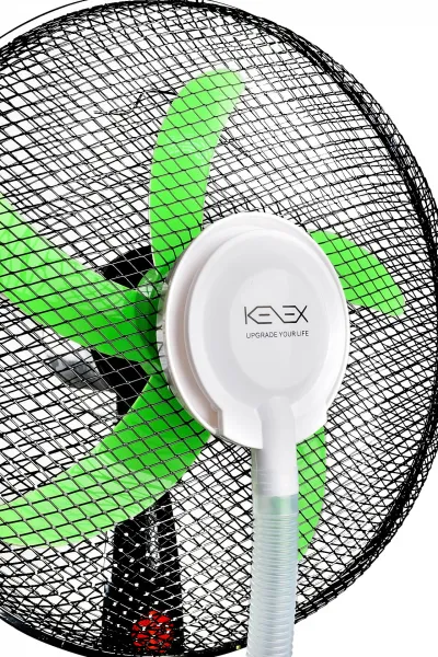 Moderný hmlový ventilátor Kenex čierny 60W