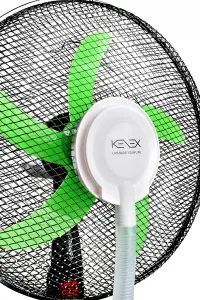 Moderný hmlový ventilátor Kenex čierny 60W