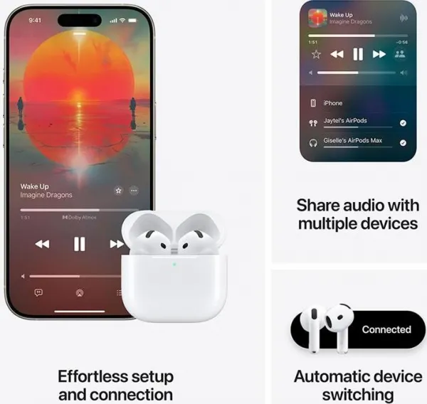 Apple AirPods 4 generácie MXP63ZMA