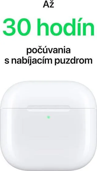 Apple AirPods 4 generácie MXP63ZMA