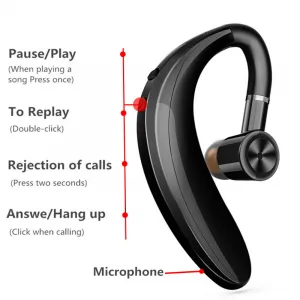 Bluetooth slúchadlo na jedno ucho S109