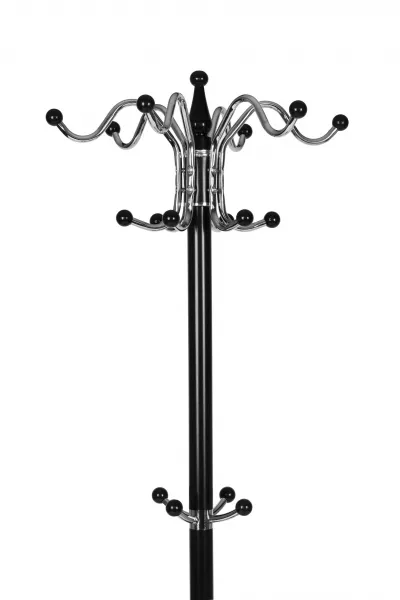 Stojanový vešiak so 16 háčikmi, kov, 172 cm,