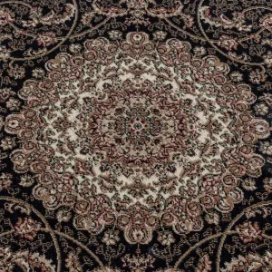 Koberec Kashmir Ornament, béžový / čierny