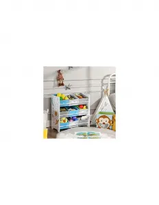 SUPPLIES GKR33WT Organizér na hračky biely