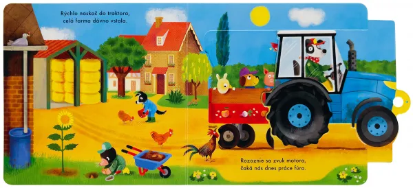 Dieťa sa vezie! Traktor