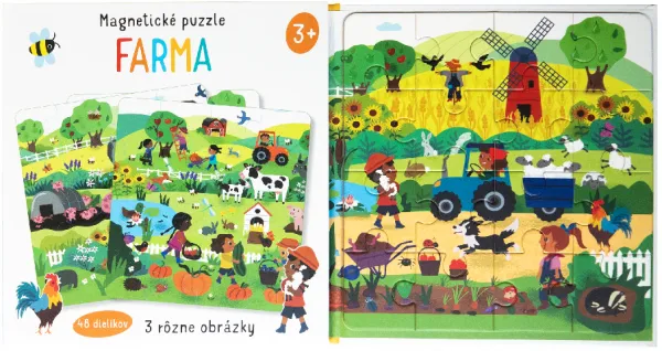 Magnetické puzzle Farma