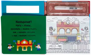 Maľovanie vodou Vlaky