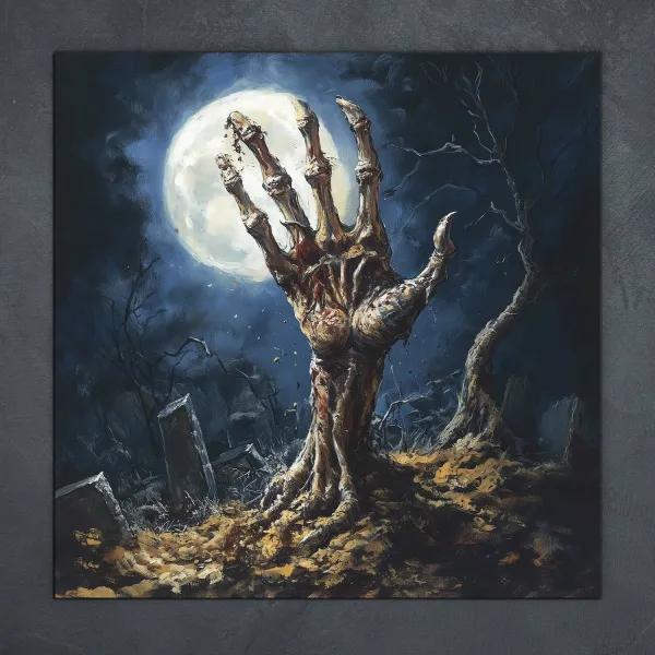 Temný obraz z dreva - Zombie