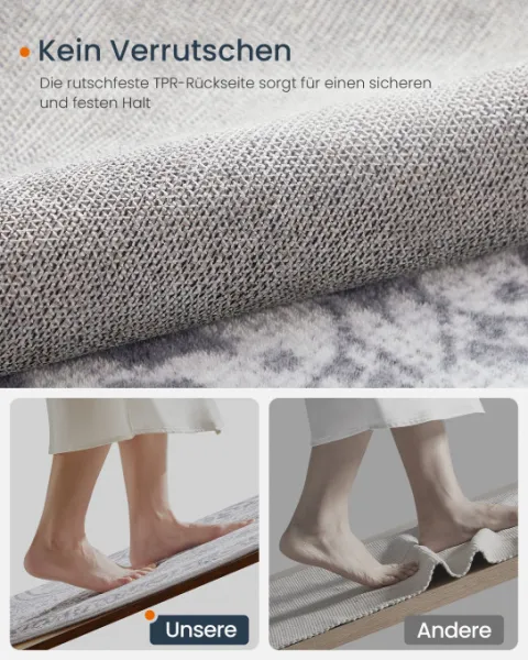 Koberec Boho-Stil sivý kruh