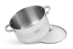 WELLHOX Nerezový hrniec s pokrievkou Ø 24 cm, 6.1 l