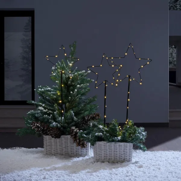LED vianočná dekorácia Felicitas, V: 75cm