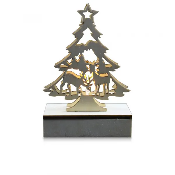 LED dekoračné svietidlo MELINO, D/Š/V: 10/4,5/15 cm