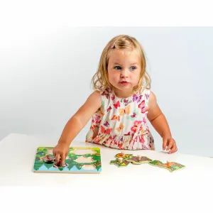 Teddies vkládačka Moje první lesní zvířátka