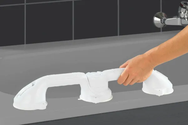 Kúpeľnové držadlo s prísavkami Trio Secura Wenko, 50 cm KP095C