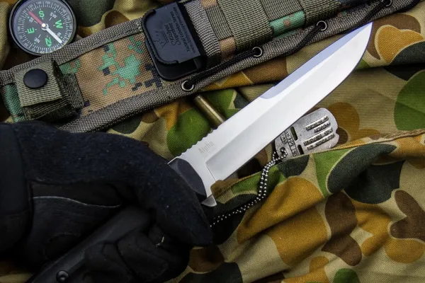 Bazárový produkt - Nôž Kizlyar Supreme Alpha AUS-8 LSW
