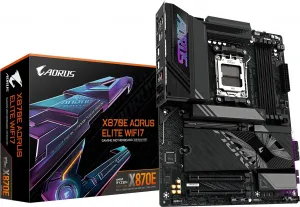 GIGABYTE MB Sc AM5 X870E A ELITE WIFI7, AMD X870, 4xDDR5, 2xHDMI, 2xThunderbolt, WiFi