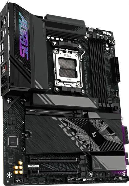 GIGABYTE MB Sc AM5 X870E A ELITE WIFI7, AMD X870, 4xDDR5, 2xHDMI, 2xThunderbolt, WiFi