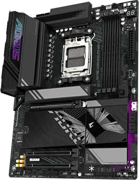 GIGABYTE MB Sc AM5 X870E A ELITE WIFI7, AMD X870, 4xDDR5, 2xHDMI, 2xThunderbolt, WiFi