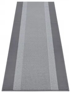 Hanse Home Collection koberce Behúň Basic 105488 Light Grey - 80x350 cm
