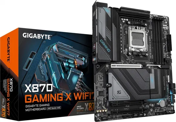 GIGABYTE MB Sc AM5 X870 GAMING X WIFI7, AMD X870, 4xDDR5, 1xHDMI, 2xThunderbolt, WiFi