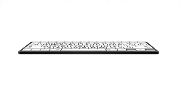 LogicKeyboard XLPrint Bluetooth Black on White UK 29265