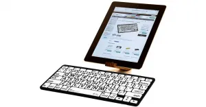 LogicKeyboard XLPrint Bluetooth Black on White UK 29265