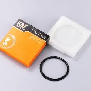 K&F Concept Krúžok adaptéra magnetického filtra K&F 55-77 mm, matná čierna, hrúbka rámu 2,16 mm 35529