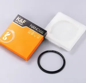 K&F Concept Krúžok adaptéra magnetického filtra K&F 52-77 mm, matná čierna, hrúbka rámu 2,16 mm 35375