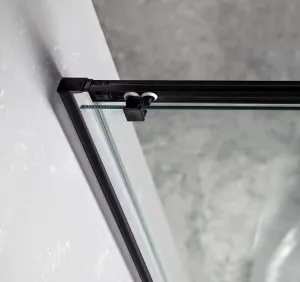 GELCO - SIGMA SIMPLY BLACK sprchové dvere posuvné 1100, číre sklo GS1111B
