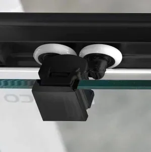GELCO - SIGMA SIMPLY BLACK sprchové dvere posuvné 1100, číre sklo GS1111B
