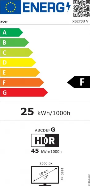 ACER 27 QHD LED WQHD 180Hz HDMI