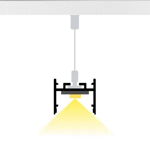 LED lišta povrchová S12 strieborná Dĺžka: 2m, Typ krytky: Bez krytky