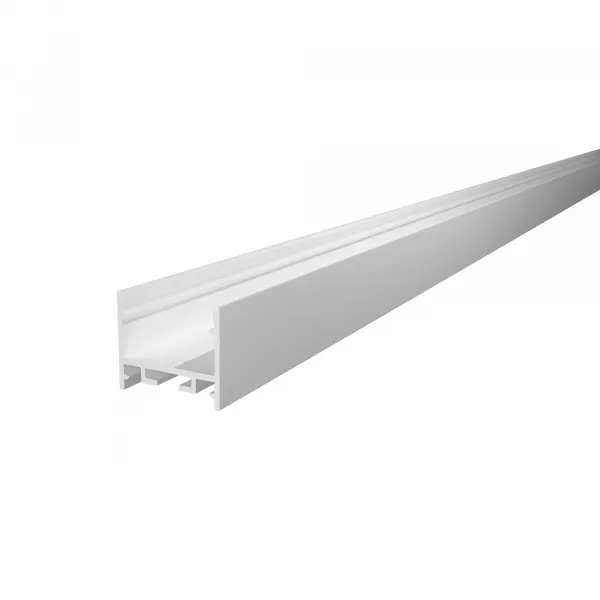 LED lišta povrchová S12 biela Dĺžka: 2m, Typ krytky: Bez krytky