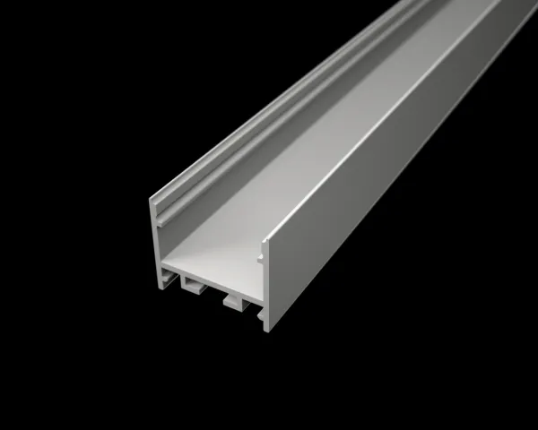 LED lišta povrchová S12 biela Dĺžka: 2m, Typ krytky: Bez krytky