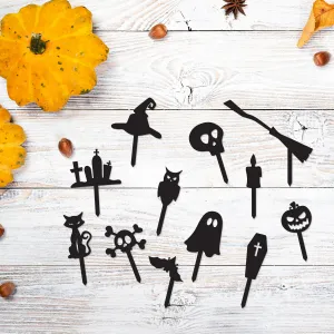 Halloweenské zápichy na muffiny 12 ks
