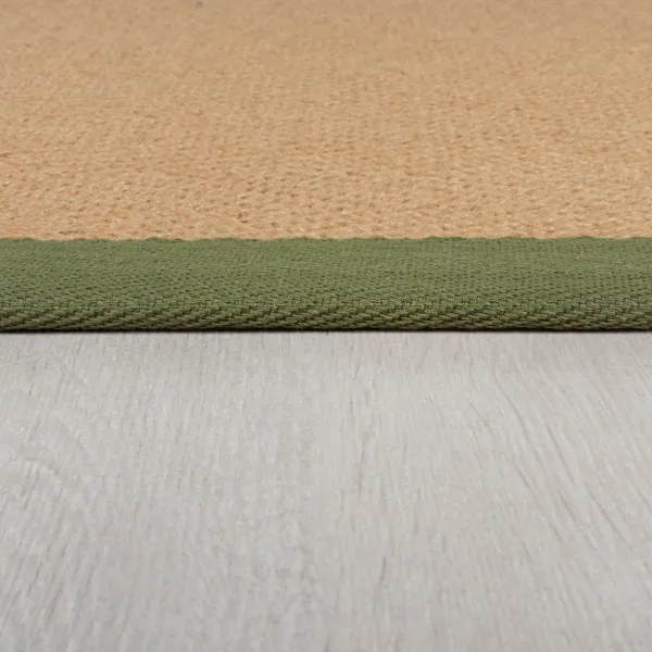 Flair Rugs koberce Behúň Herringbone Border Kira Green - 60x230 cm