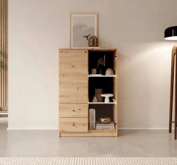 ArtAdrk Vitrína EVI 02 | s LED osvetlením