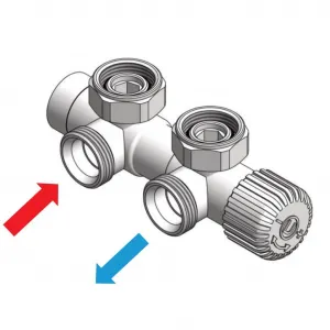 HOPA - TERM-SET, stredový ventil (Z4) - Farba - Anthracite, Variant - Ľavá RDTERMSETLA