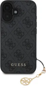 Guess 4G Charm Kryt pre iPhone 16 Plus, Sivý