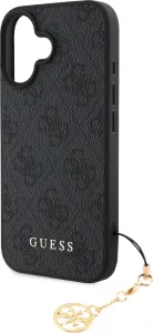 Guess 4G Charm Kryt pre iPhone 16 Plus, Sivý