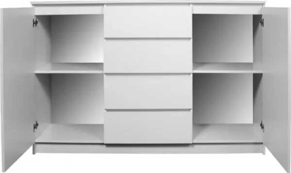 Ak furniture Komoda Kryštof 140 cm bílá