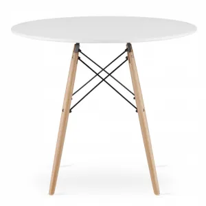 Okrúhly stôl TODI 90 cm - biely 9403 20 80 00