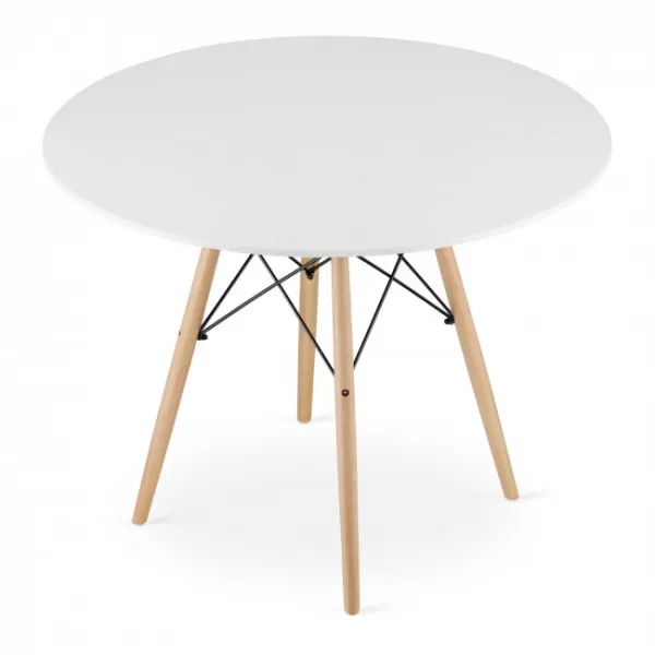 Okrúhly stôl TODI 100 cm - biely 9403 20 80 00